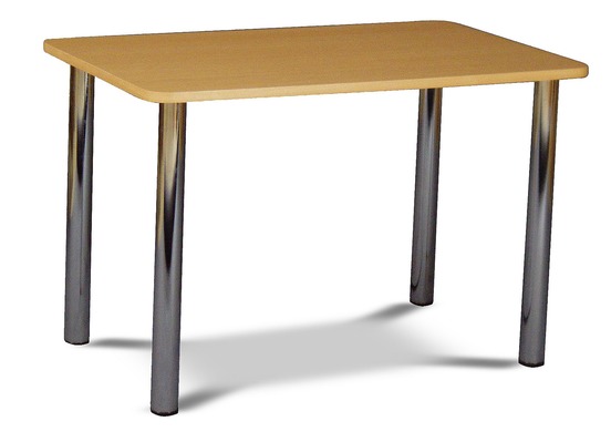 Jedálenský stôl s kovovými nohami BOLZANO