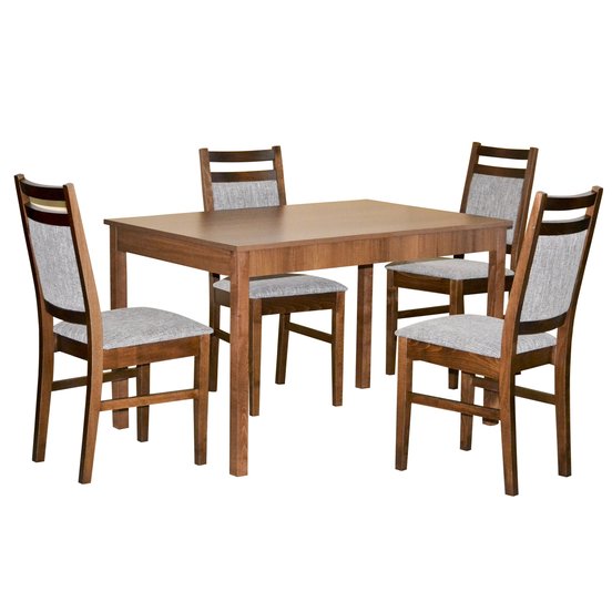 Stôl BERGAMO PEVNÝ 1ks + Stolička D3237 4ks