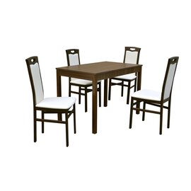 Stôl JUMBO PEVNÝ 1ks + Stolička BENITO 4ks
