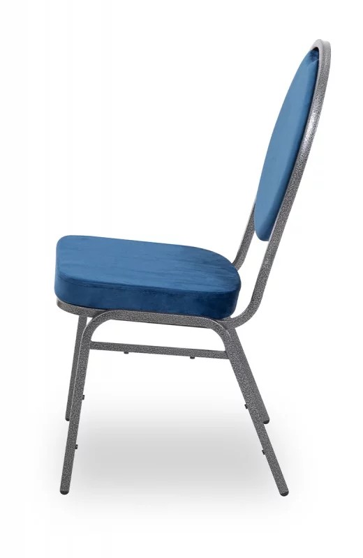 Banketová stolička Herman velúr modrá