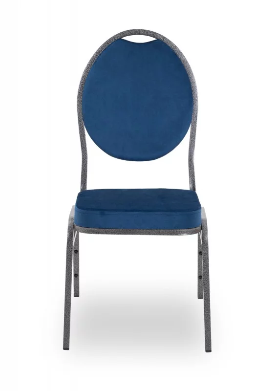 Banketová stolička Herman velúr modrá