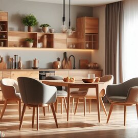 Elegancia a kvalita: Drevené jedálenské stoličky