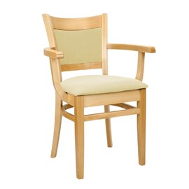 Jedálenská stolička D 1054/K - čalúnená s podrúčkami