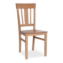 Jedálenská stolička D 111/L - drevený sedák