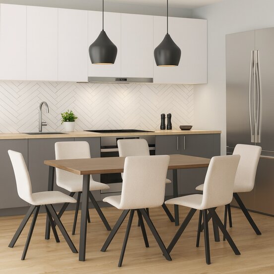 Jedálenská stolička PALMA KOV