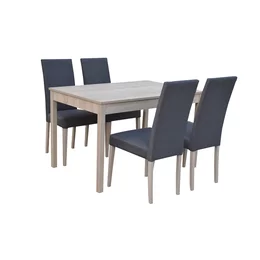Jedálenská zostava BERGAMO - stôl + 4 stoličky D207
