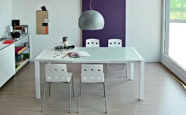 Jedálenský set biely