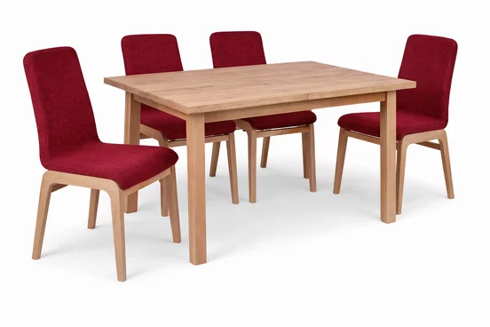 Jedálenský set GRADO LAMINO - stôl + 4 stoličky ARIEN Jedálenský set GRADO LAMINO - stôl + 4 stoličky ARIEN
