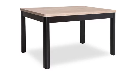 Jedálenský stôl rozkladací lamino KETTY - oblé rohy