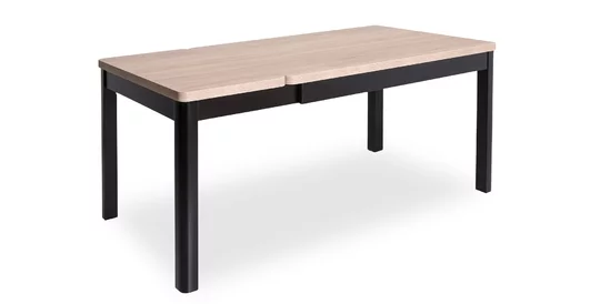 Jedálenský stôl rozkladací lamino KETTY - oblé rohy