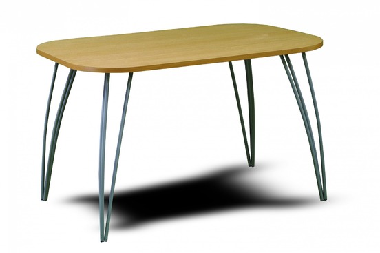 Jedálenský stôl s kovovými nohami ARCO