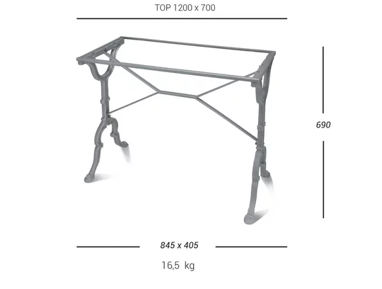 Kovová podnož M 104