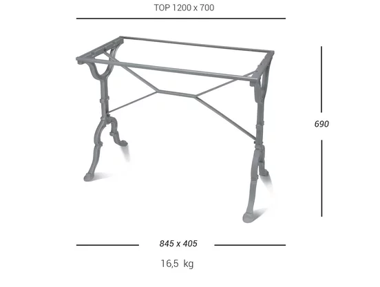 Kovová podnož M 104