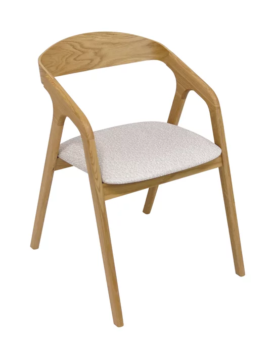 Masívna dubová jedálenská stolička D 51 DUB