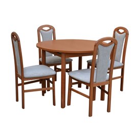 Stôl CORNO 1ks + Stolička D125 4ks