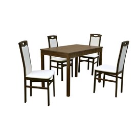 Stôl JUMBO ROZŤAHOVACÍ 1ks + Stolička BENITO 4ks