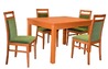 Stôl KETTY1 ROZŤAHOVACÍ 1ks + Stolička ELTON 4ks
