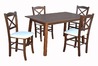 Stôl LEO PEVNÝ 1ks + Stolička D221 4ks