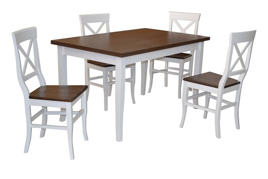 Stôl MILANO ROZŤAHOVACÍ 1ks + Stolička RIO/L 4ks